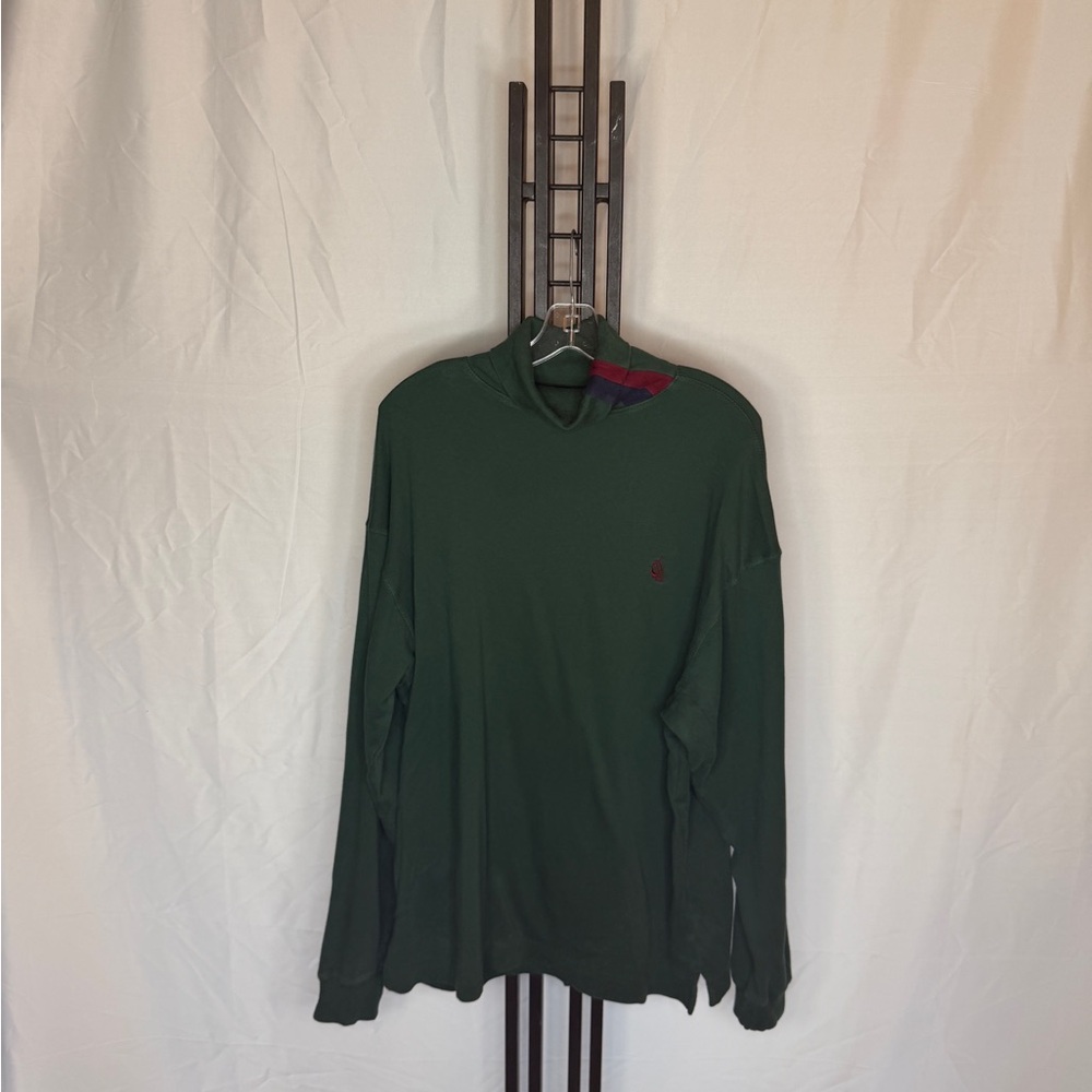 Nautica Dark Green Turtleneck Sweater